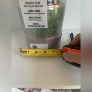 Numi Ceramic Teapot with Infuser‎ Canisters & Organic Tea Bags Variety